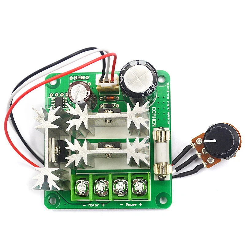 Description Picture 4 of itemDC 6V-90V 15A DC Motor Speed Controller Stepless Speed Regulation Pulse Width PWM DC 12V 24V 36V 48V 1000W