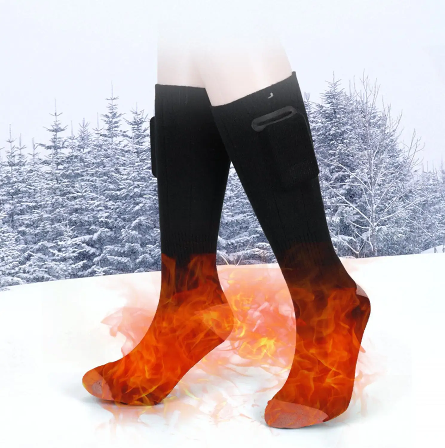 

Electric Heated Socks Rechargeable Battery For Women Men Winter Outdoor Skiing Cycling Sport Heated Socks