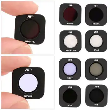 

Junestar CPL 8 IN 1 Set MACRO 10X, NIGHT, ND32PL, ND64PL, STAR, CPL, ND8, ND16 Lens Filter for FEIYU POCKET Action Camera