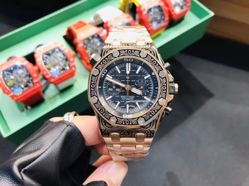 

A0806 Mens Watches Top Brand Runway Luxury European Design Quartz Wristwatches