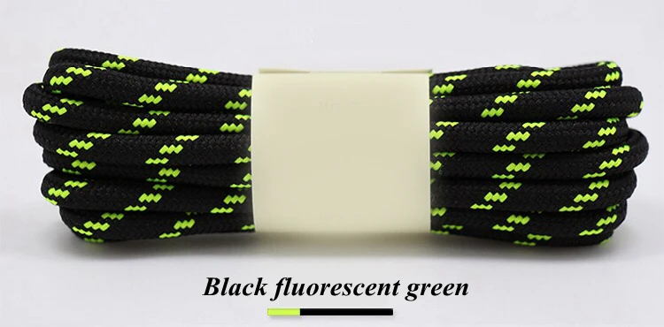 Durable Outdoor Sport Shoelaces - Round, Non-Slip, Multiple Lengths & Colors