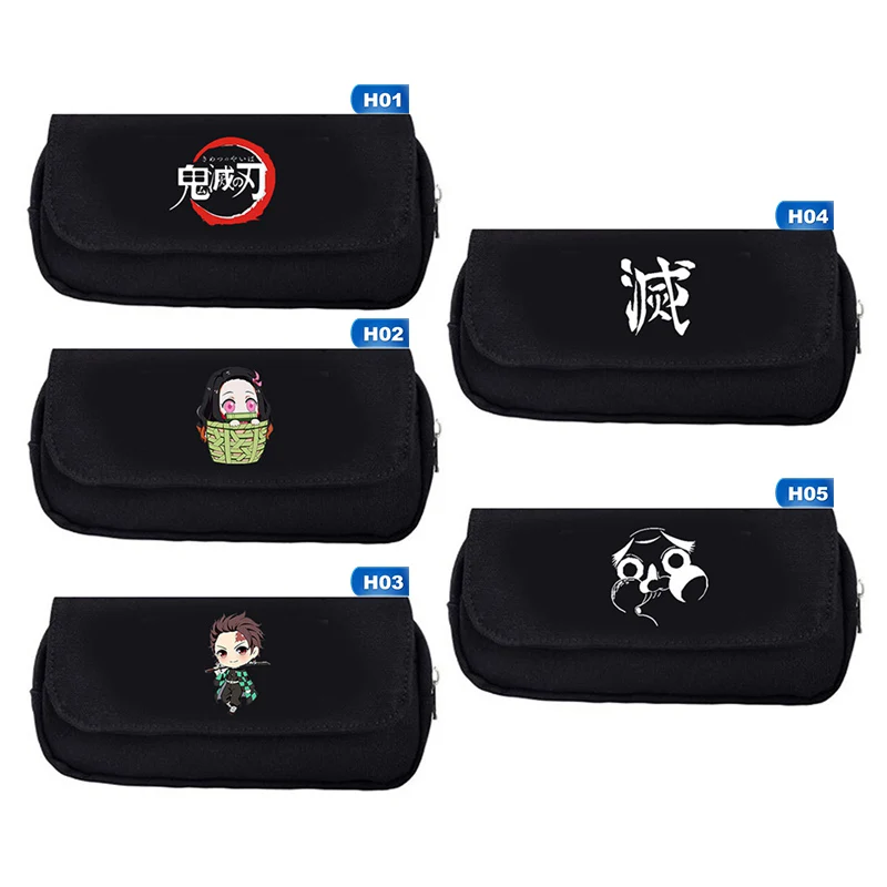

Anime Demon Slayer: Kimetsu No Yaiba Cosplay Student Pen Bag Pencil Case Cosmetic Bag Pencilcase School Office Supply Pencilcase