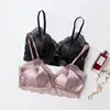 French 100% mulberry silk  bra underwear sexy lace spring and summer  padded Wireless seamless Female Everyday ► Photo 3/6