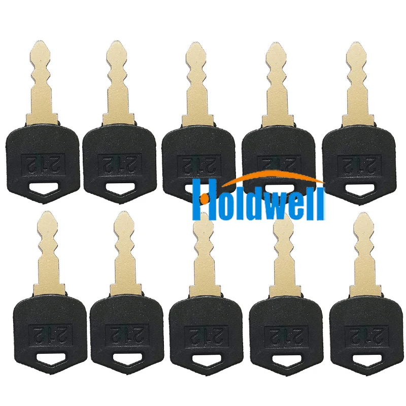 Holdwell 10 шт. 212 система зажигания ключи D554212 для фронтального погрузчика Doosan Daewoo