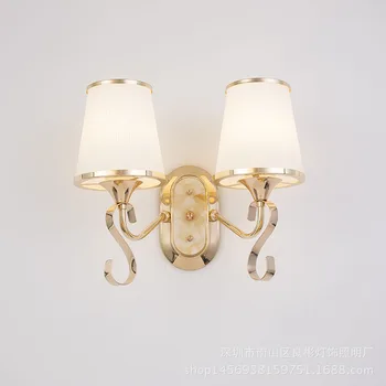 

European Simple Wall Lamp Led Crystal Wall Lamps Home Living Room Bedroom Bedside Wall Light Hotel Room Wall Lamp