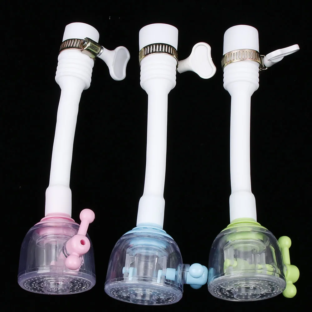 

Hot Sale 1PC Useful Water Saving Flexible Sink Tap Sprayer Adjustable Faucet Adapter Nozzle Kitchen Facilities High Quality