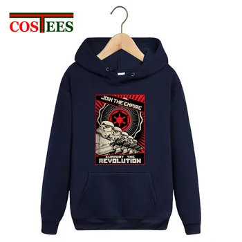 

New Fashion Star War sweatshirt Support our troop The Revolution hoodies Join The Empire pocket hoody Stormtrooper fleece hoodie