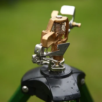 

Metal Sprinkler 4 Point Garden Rocker Watering Lawn Sprinkler Nozzle Rotate 360 Degree Gardening Nozzle