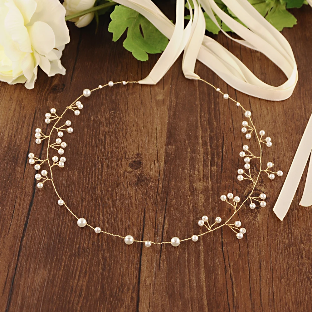 ivory ribbon TRiXY SH39 жемчуг свадебный пояс с бисером для невесты украшение для вечернего платья тонкий пояс для жемчуга свадебный пояс, лента - Цвет: ivory ribbon