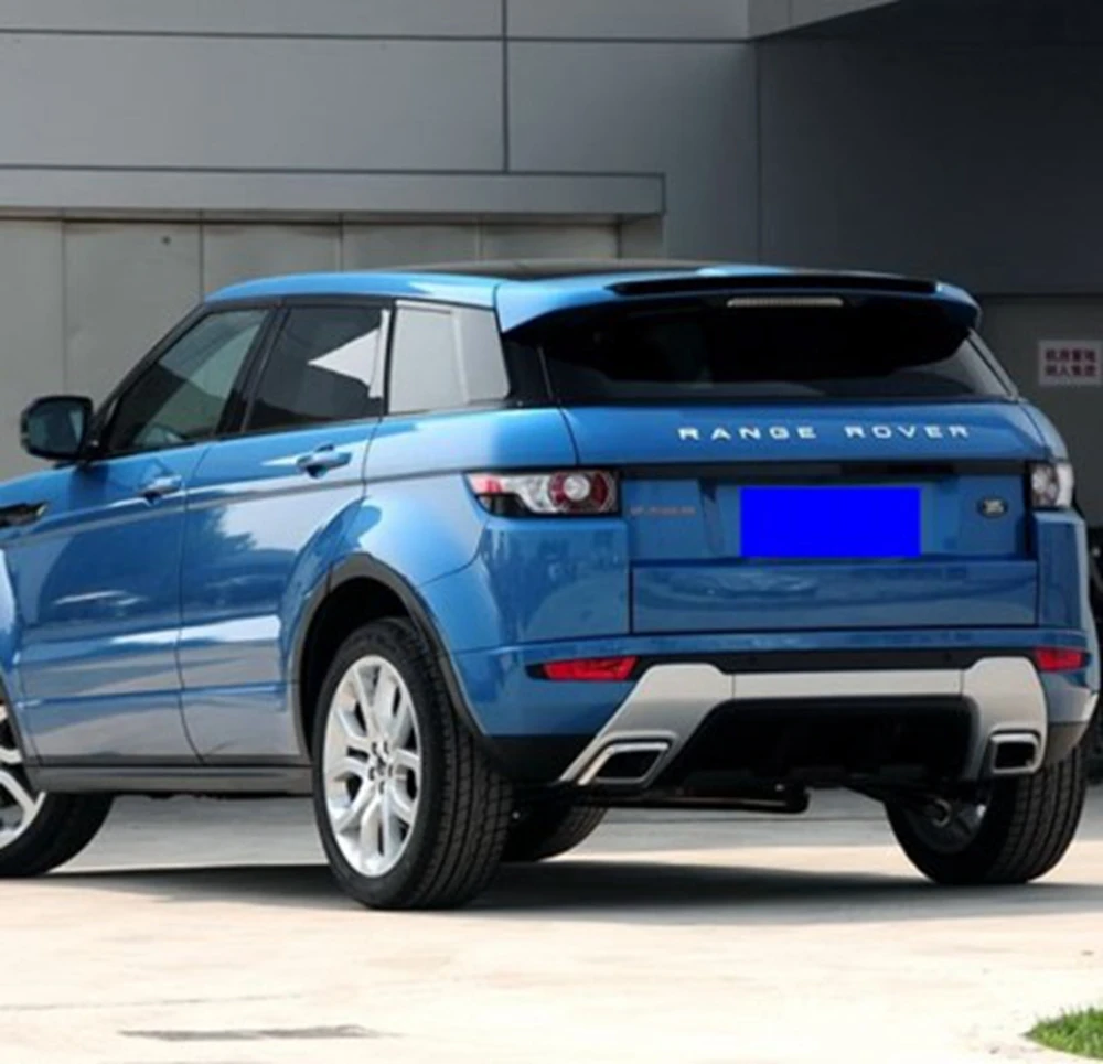 For Range Rover Evoque Rear Roof Spoiler Wing ABS  Bright black  Unpainted Primer 2010-2015