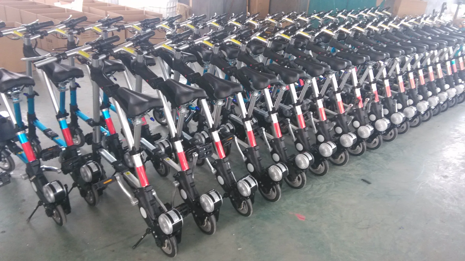 Clearance 2019 hot sell 8-inch folding bicycle Free inflatable wheel ABIKE ultra-light portable mini folding bicycle 0