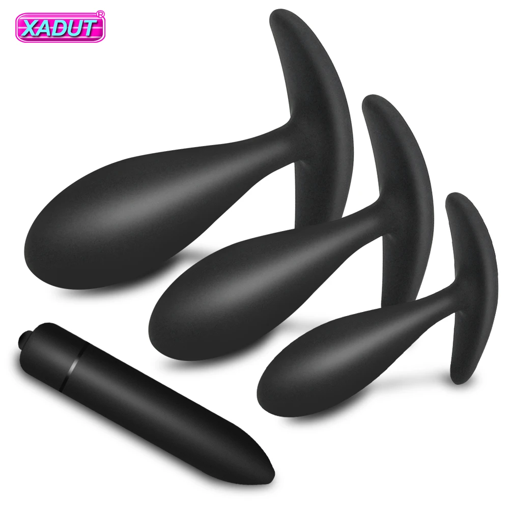 Plug Silicone Anal Butt Vibratori Proiettile per Donne Prostata Massaggiatore Vibrador Butt Plug Giocattoli Del Sesso per_voghion.com