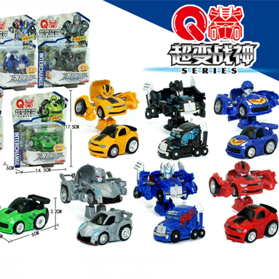 

Transformation Toy Jingang Cute Mini Small Car Mini Autobot Pocket Toy CHILDREN'S Toy