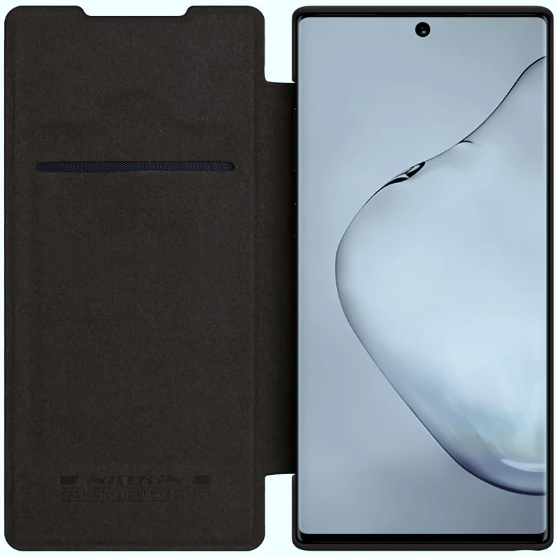 

Flip Cover For Samsung Note 10 Case For Samsung Note10 Plus NILLKIN Qin Leather Card Pocket Cover For Samsung Note10 Note10+