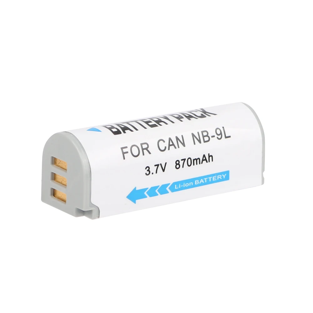 2 шт./партия 3,5 V 1000mAh NB-9L NB9L NB 9L замена цифровой камеры литий-ионный аккумулятор для Canon IXUS 1000 1100