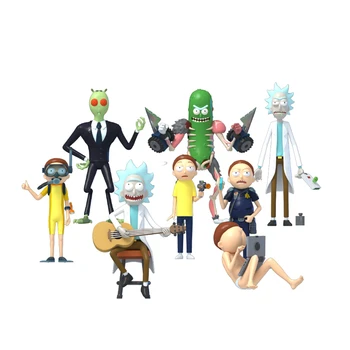 

Blind box Rick and Morty series popular hand-made desktop decoration doll collection genuine