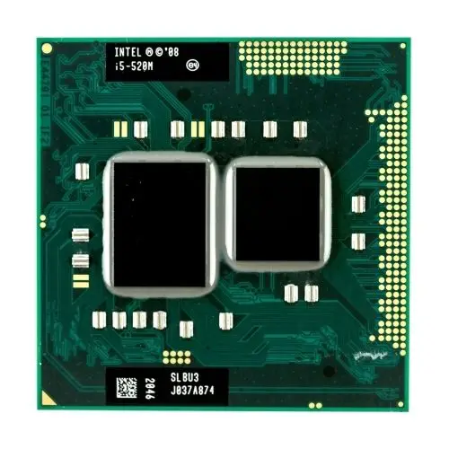 Процессор Intel core i5 520 М 2 4 ГГц 3 м гнездо G1 ноутбук процессор SLBU3 SLBNB 520M| |