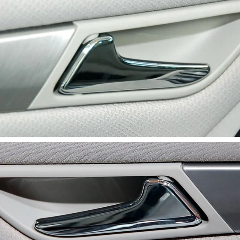 Хромированные внутренние дверные ручки автомобиля для Mercedes Benz A Class W169 B W245