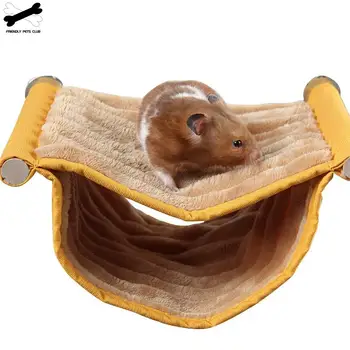 

Soft Plush Hammock Washable Mat For Small Animals Removable Hanging Windows Cat Dog Bed Double House Cradle Pet Supplies