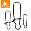 MEREDITH 50pcs Stainless Steel Hook Fast Clip Lock Snap Swivel Solid Rings Safety Snaps Fishing Hook Connector ► Photo 1/6