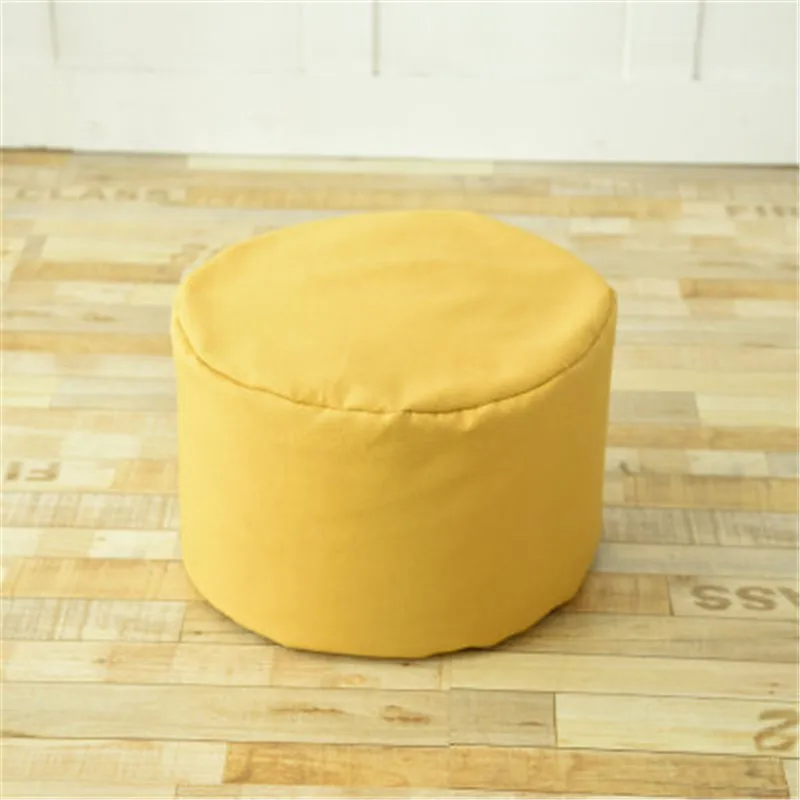 Османская крышка без хранения кресло-пуф для детей татами Подушка подножка скамейка для ленивого дивана Beanbag диван мебель для гостиной