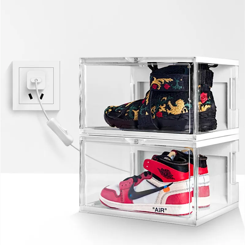 shoe case with led lights