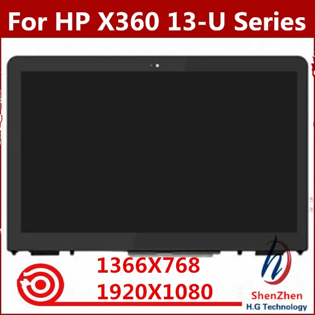 Оригинальный 13 3 &quotLED дисплей дигитайзер сборка + рамка для HP Pavilion X360 13-U 13T-U100 13-U102NR