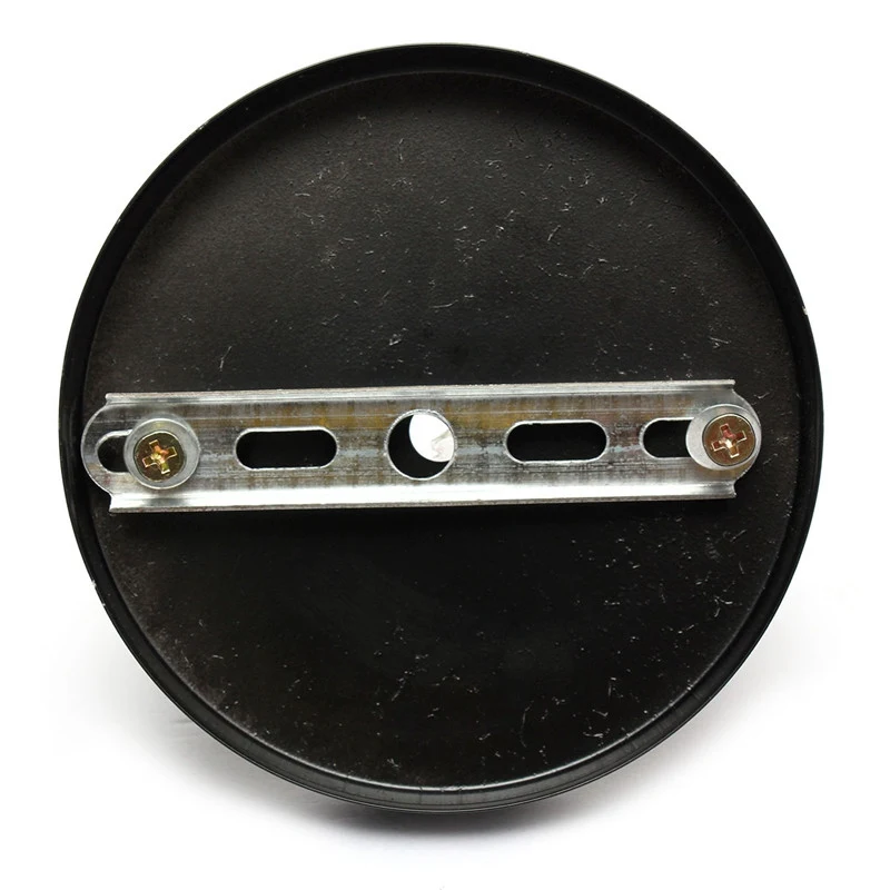 Metallic Iron Socket Lamp Base Holder lamp bulb holder lamp holder lamp base led lamp base 100mm 120mm Ceiling Canopy Wall Sconce Mount LED Base Vintage Pendant Light Lamp Disc
