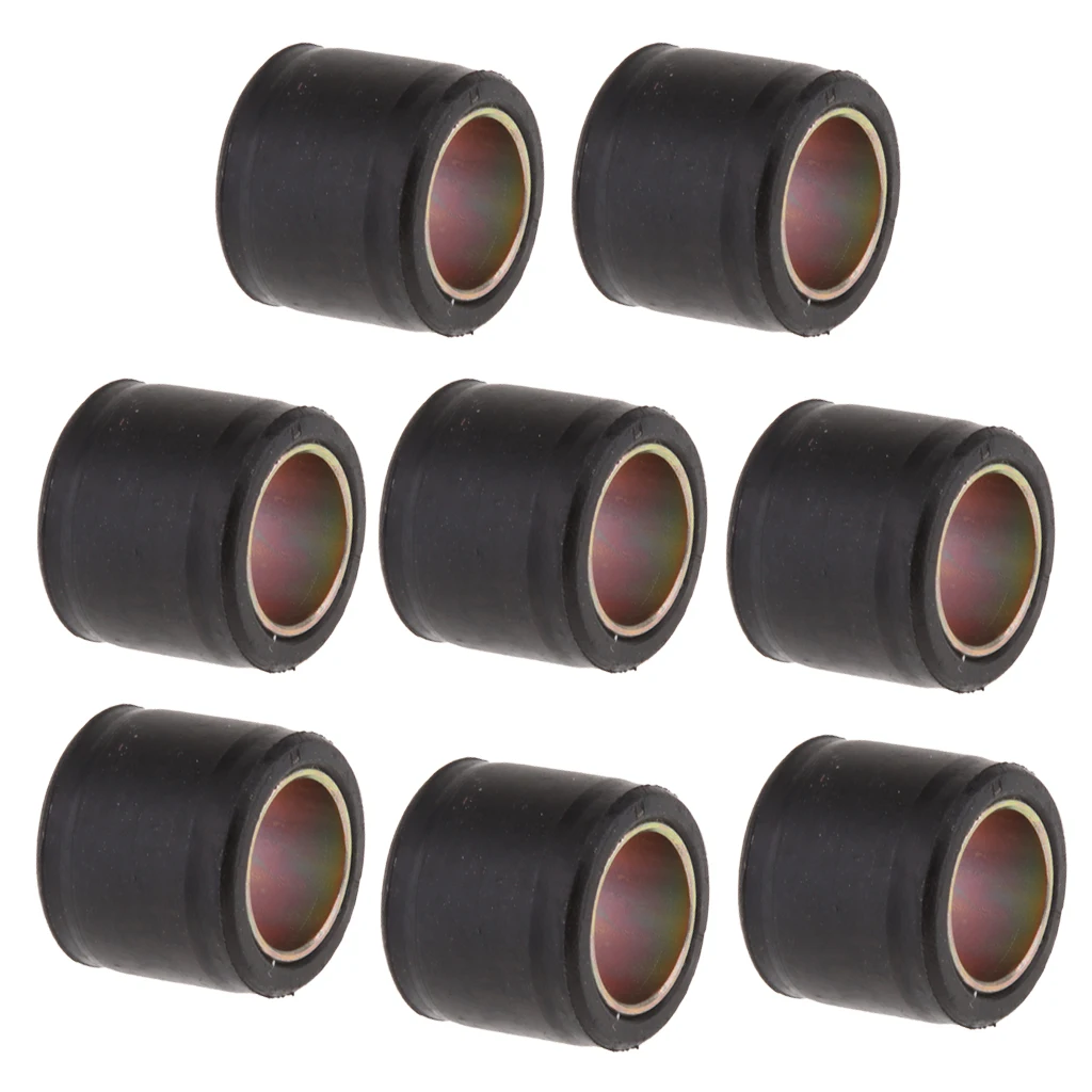 8pcs Motorcycle Suspension Shock Absorber Rubber Bushing Mounting [14mm]