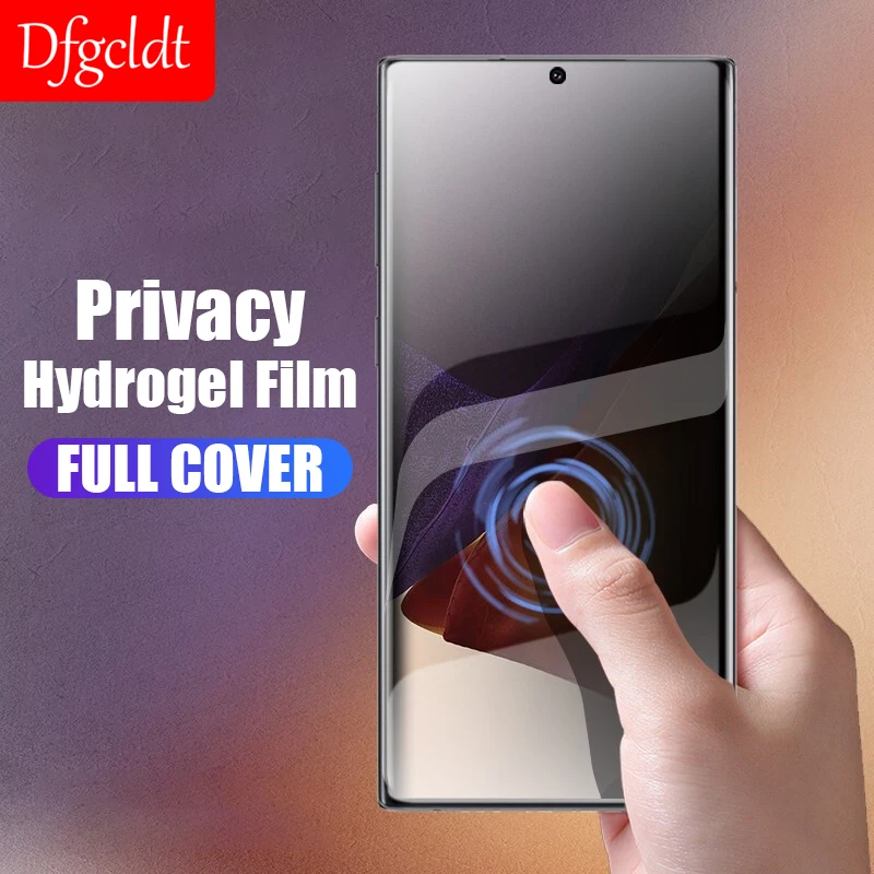 

Anti Spy Hydrogel Film For Samsung Galaxy Note 20 Ultra 8 9 10 S20 S10 S9 S8 Plus S21 S22 S23 S24 Ultra Privacy Screen Protector