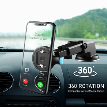 

Sucker Car Phone Holder 360 Mount in Car Stand No Magnetic Support Mobile Cell Cellphone Smartphone For iPhone 11 Pro Max Xiaomi