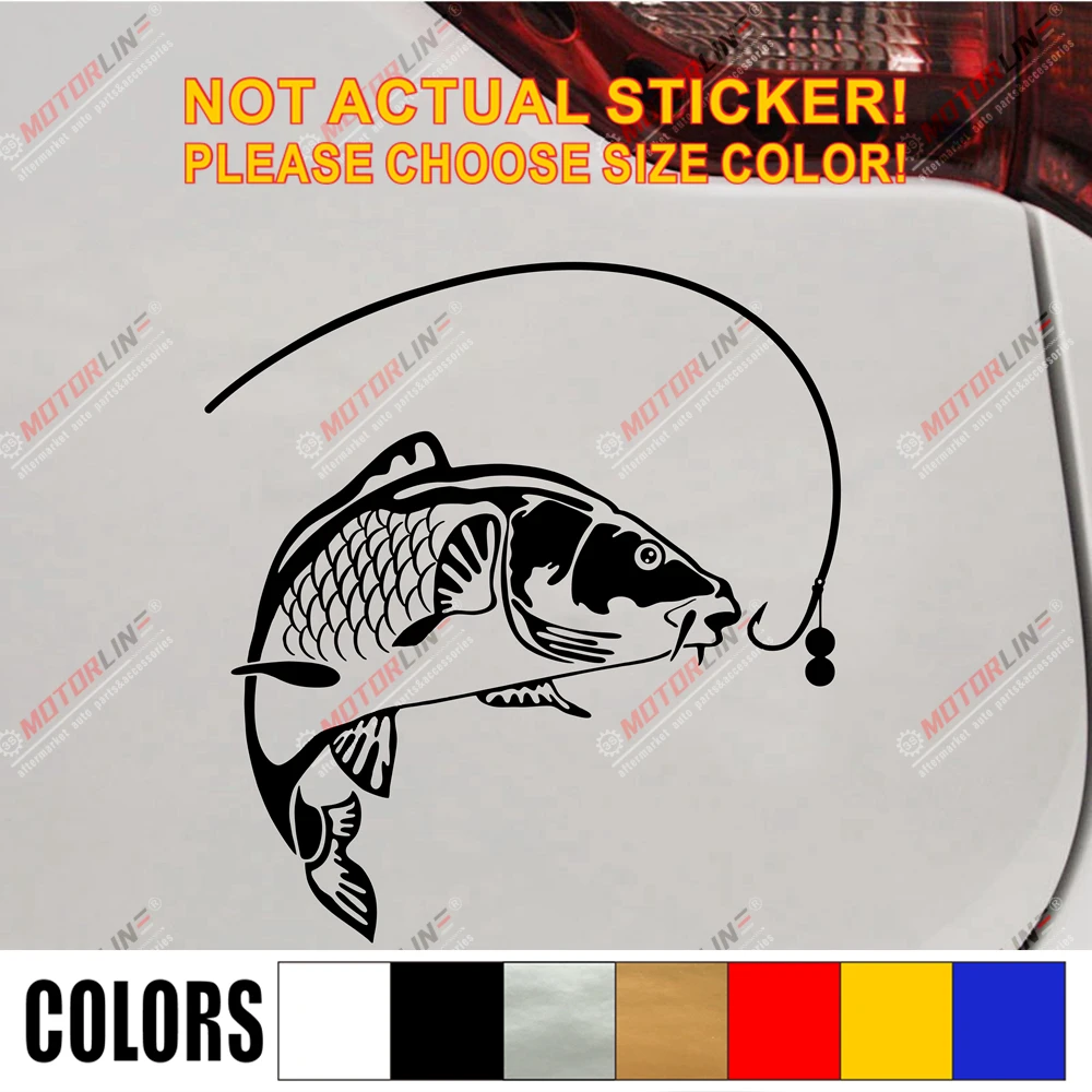 Fish Fishing Hook Love Decal Sticker Car Vinyl Lion King Pick Size Color Die  Cut No Background - Car Stickers - AliExpress
