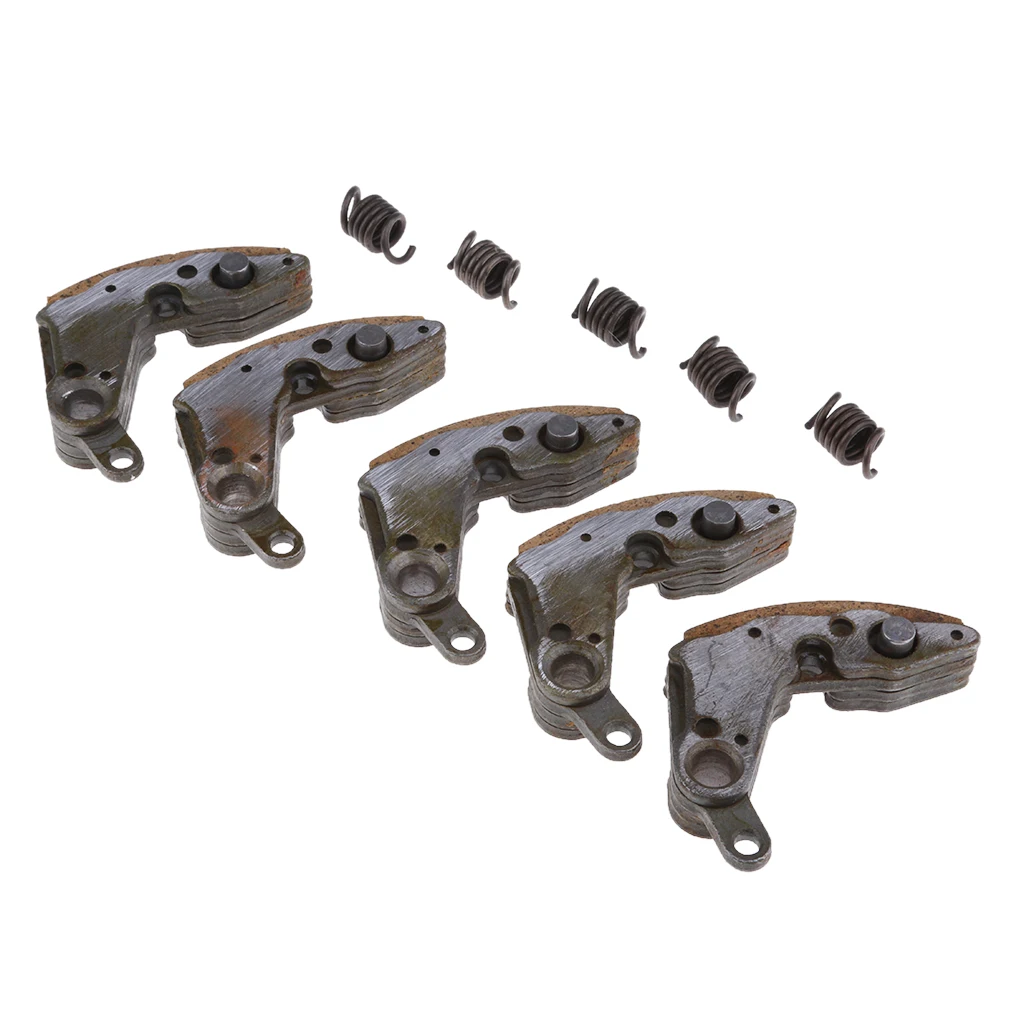 5Pcs Engine Clutch Pads + 5Pcs Clutch Spring for CFmoto CF500 ATV UTV Parts