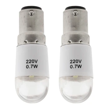 

2x/set Push In Style Sewing Machine Led Bulb for Tailor Dressmaker 0.7W 220V