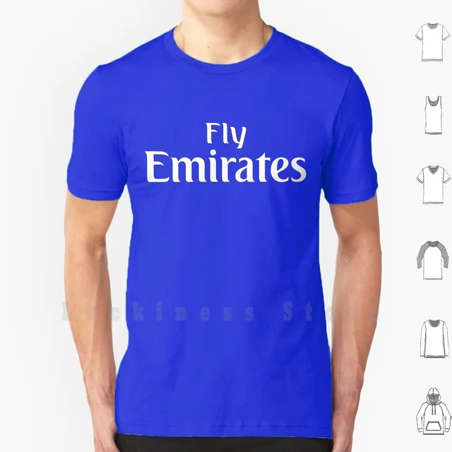 Fly Emirates T Shirt Big Size 100 