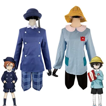 

Japanese Kindergarten Suits Anime Bungo Stray Dogs Dazai Osamu Nakahara Chuuya Cosplay Costume Halloween Carnival Uniforms
