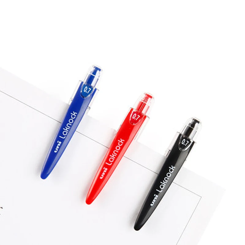 6 шт./лот, шариковые ручки Mitsubishi Uni SN-100, 0,5 мм/0,7 мм, гладкая шариковая ручка, 3 цвета, чернила, канцелярские принадлежности, школьные принадлежности