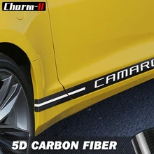 Special Offers Car Styling Door Side Skirt Racing Stripes Carbon Fiber Vinyl Decal for Chevrolet Camaro RS LS SS 2010-2018 Stickers Accessories Special Offers Car Styling Door Side Skirt Racing Stripes Carbon Fiber Vinyl Decal for Chevrolet Camaro RS LS SS 2010-2018 Stickers Accessories