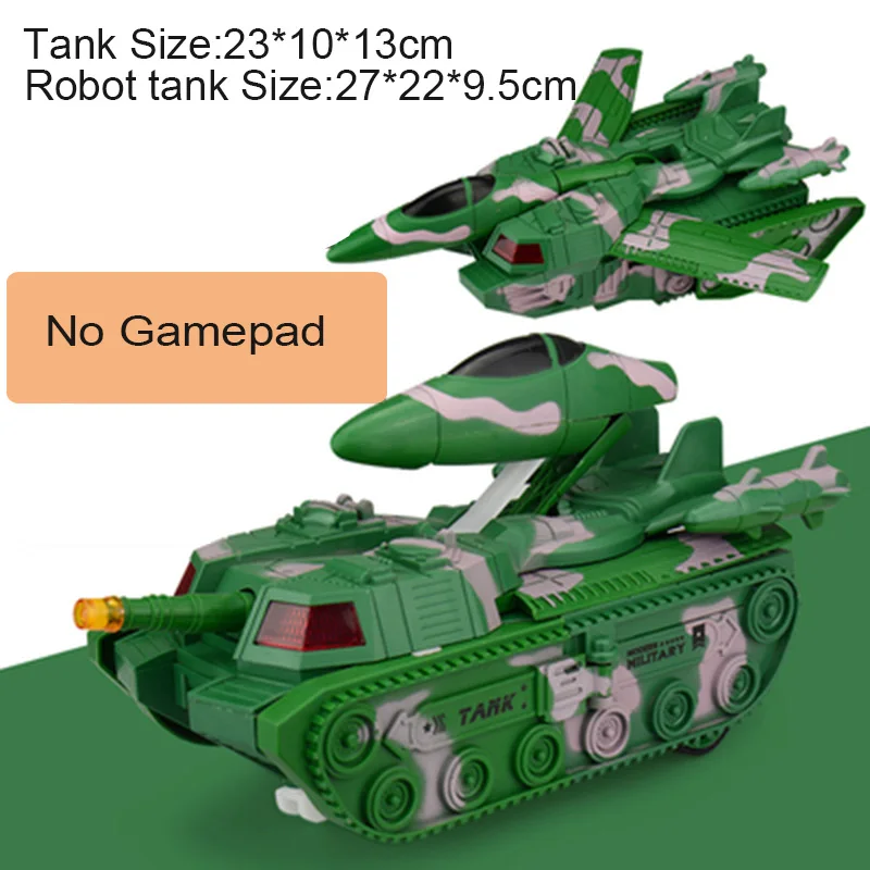 Rc Танк Игрушка с дистанционным управлением шасси Танк модель сборный arduino конструктор битва танки электронные игрушки-трансформеры - Цвет: T0003greenn