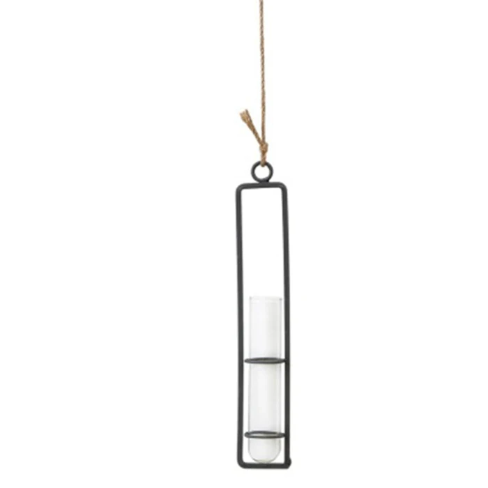 Hanging Glass Tube Vases for Wedding Flowers Patio Garden Decor Plants Hanging Wall Decor FP8