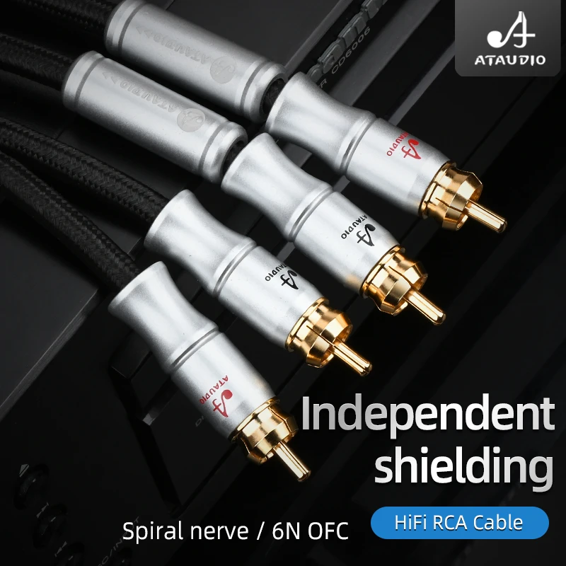   ڽ  Ŀ Hifi RCA ̺, ǰ 6N OFC  RCA to  RCA