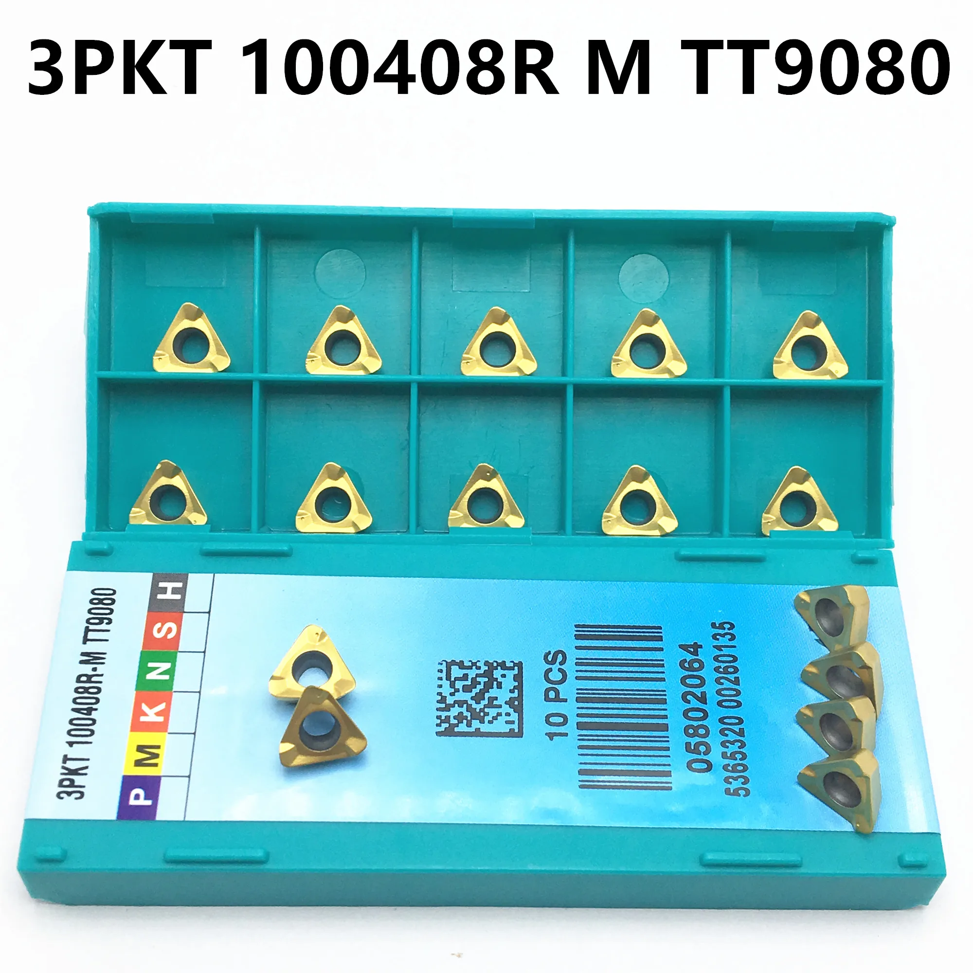 

Carbide inserts external turning tool 3PKT100408R M TT9080 CNC lathe tool 3pkt 100408 CVD + PVD milling tool carbide