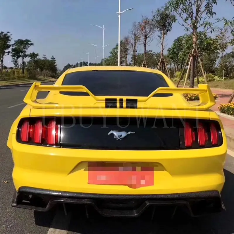 Для Ford Mustang Высокое качество ABS Материал грунтовка цвет украшение в виде хвостового крыла задний спойлер багажника GTTS