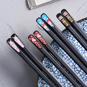 

Cute Eco Friendly Japanese Wood Cutlery Set Reusable Korean Spoon Travel Chopsticks Cutlery Set Portable Tableware Set II50DCSTZ