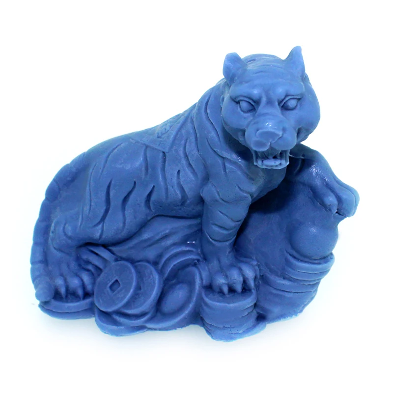 Силиконовая форма для мыла в виде тигра|craft molds|shape siliconeclay mold |