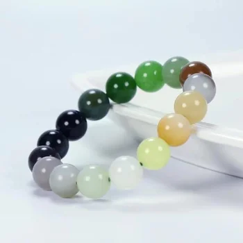 

Xinjiang and Tian Yudobao color hand string multi-wave hand-transfer hand string single beads