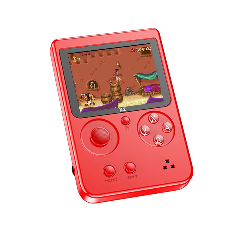 

561-X2 Nostalgic Console Handheld Game Console Built-in 2500 NES FC GBA Games 2.8 Inch LCD Children Birthday Gift