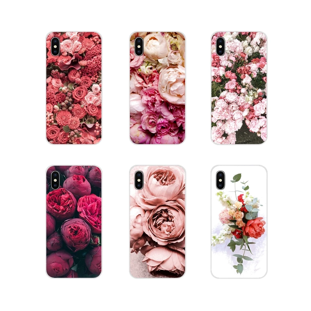 Для Huawei G7 G8 P8 P9 P10 P20 P30 Lite Mini Pro P Smart Plus 2017 2018 2019 телефонные чехлы синяя красная Роза