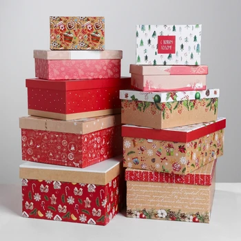 

Set of boxes 10 in 1 "Cozy", 12 × 7 × 4 - 32.5 × 20 × 12.5 cm