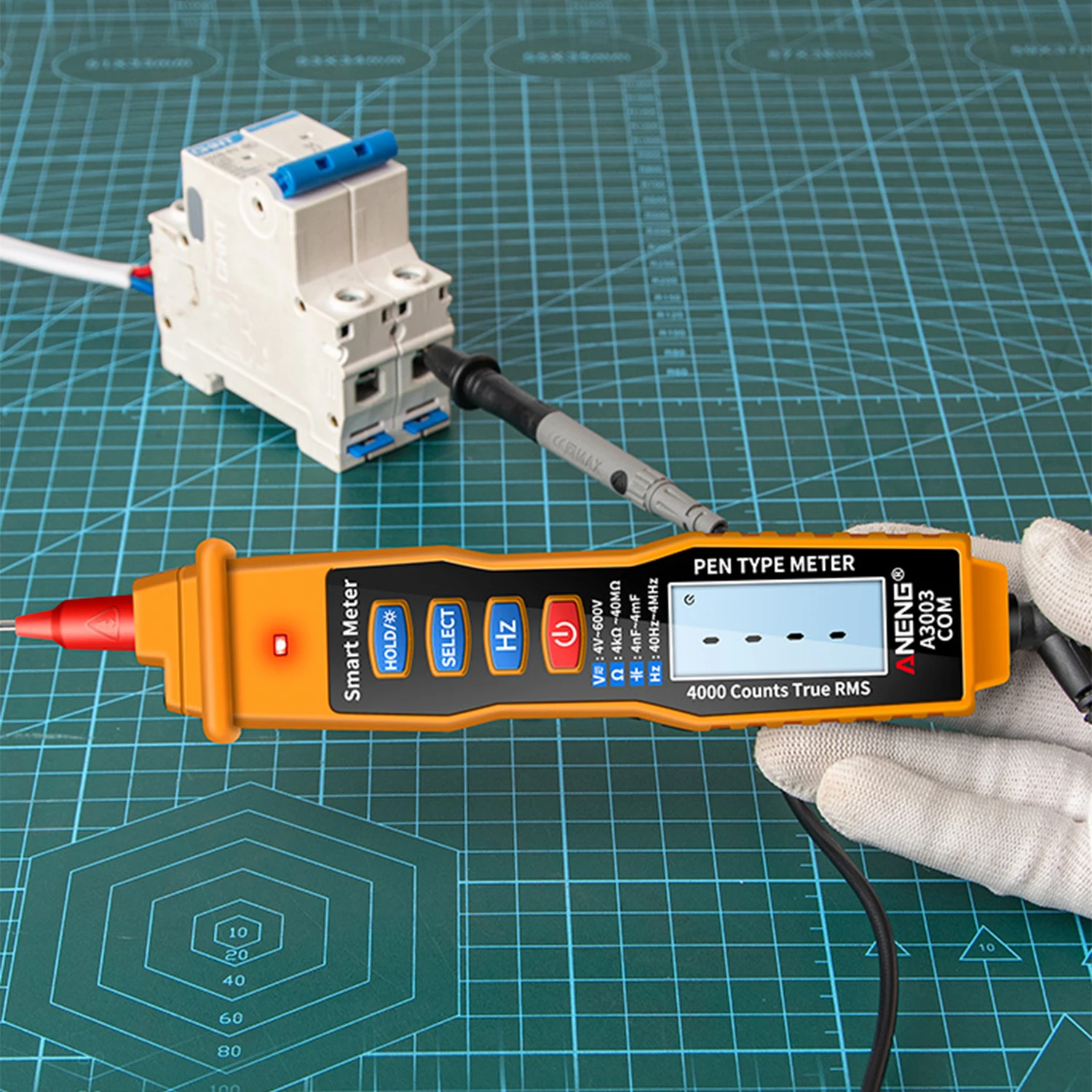 ANENG A3003 Digital Multimeter Pen Multimeter NCV AC/DC Voltmeter Ohmmeter Resistance Capacitance Frequanecy Live Line Test